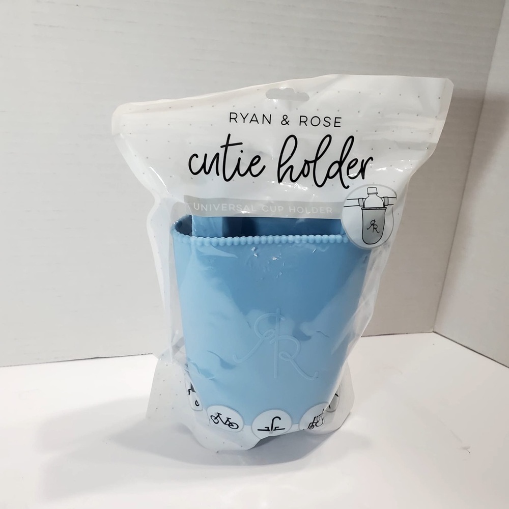 Ryan & Rose Cutie Holder Bogg Bag Silicone Universal Cup Holder Blue  New